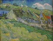 Vincent Van Gogh Cottages painting